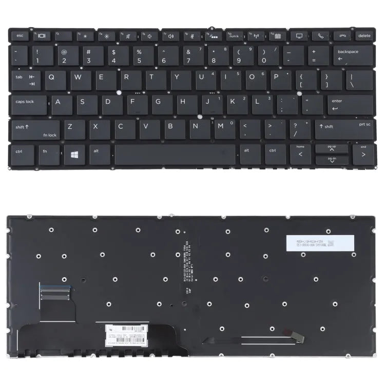 US Toetsenbord met backlight voor HP EliteBook X360 836 en 5 compatibele modellen