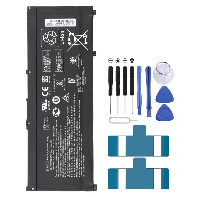 15,4V 70,07Wh Li-ion accu voor HP Omen 15-ce000 en 4 compatibele modellen