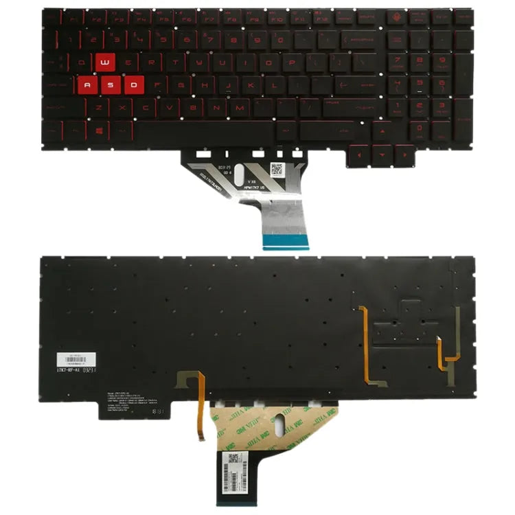 US-Tastatur mit Beleuchtung für HP Omen 15-CE + 6 modellen