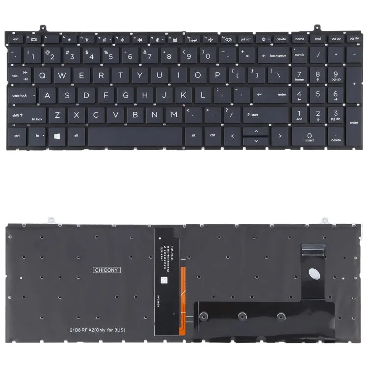 beleuchtete US-Tastatur für HP ProBook 450 G9 / HP ProBook 455 G9