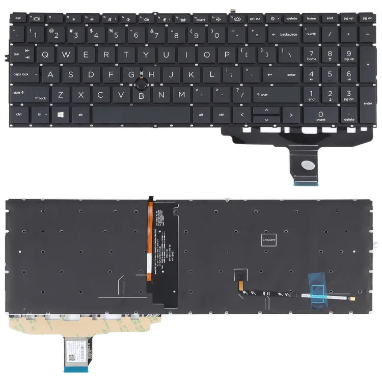 Clavier HP EliteBook 850/845/855 G7 G8 US rétroéclairé