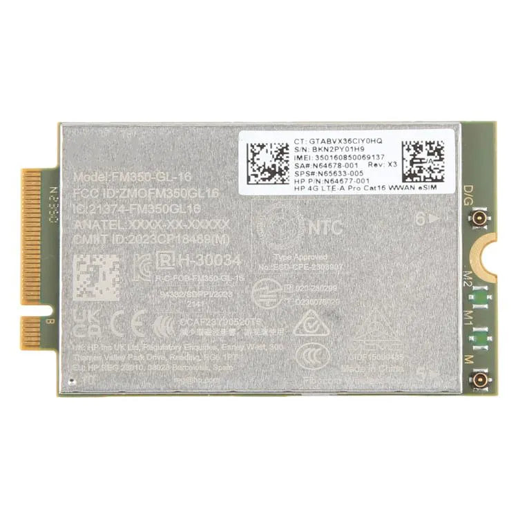 FM350-GL-16 4G LTE Modul für HP EliteBook X14 X16 830 840 855 860