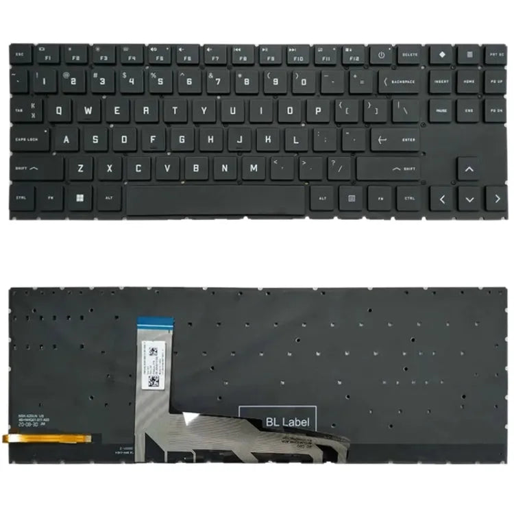 Verlichte US-toetsenbord voor HP Omen 15-EK 15-EN en TPN-Q236
