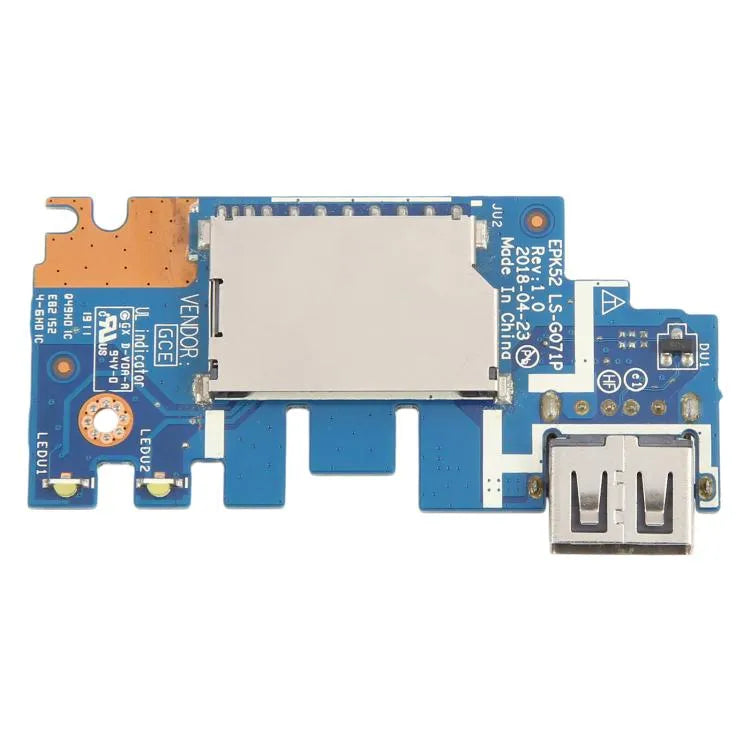 Carte fille USB / lecteur SD LS-G071P pour HP 15-DA / 15-DB / 250 G7