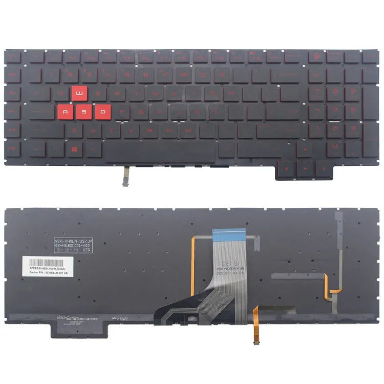 verlichte US-toetsenbord voor HP Omen 17-AN / HP Omen 17T-AN