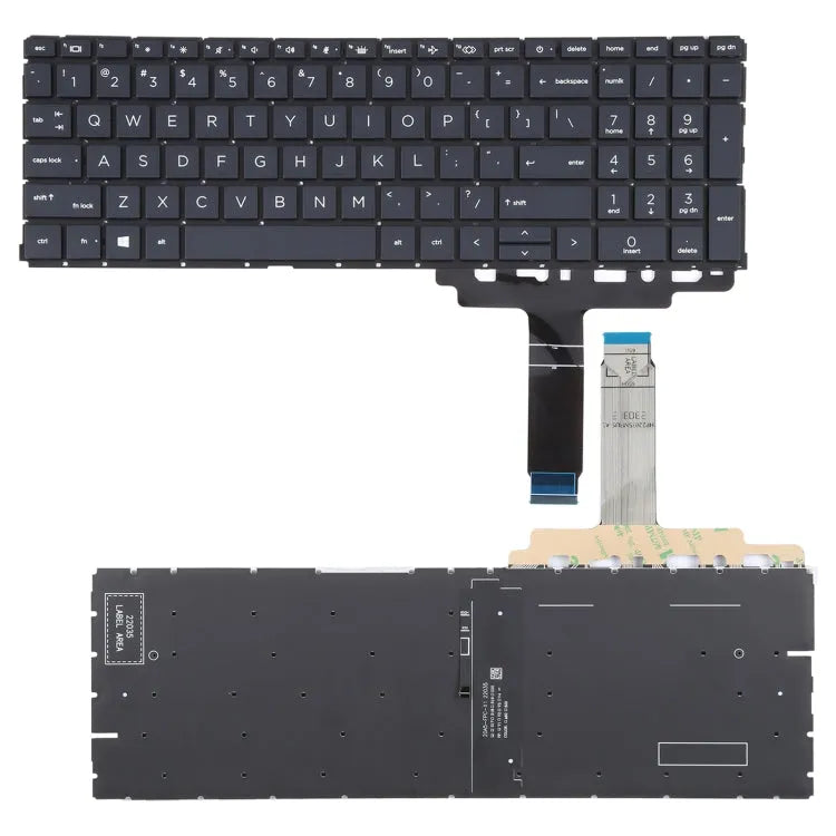 Verlicht US-toetsenbord voor HP ProBook 450 G8 455 G8 455R G8 650 G8