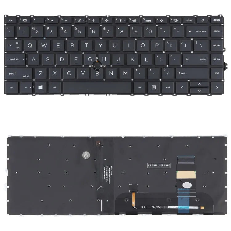 Verlicht US-toetsenbord met pointing-stick voor HP EliteBook 840 G7 840 G8 745 G7