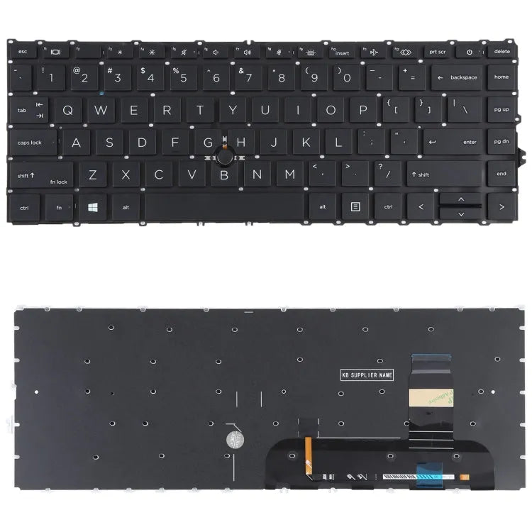 Beleuchtete US-Tastatur für HP EliteBook 840 G7 / 840 G8 / 745 G7