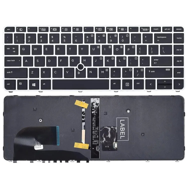 Verlicht US-toetsenbord voor HP EliteBook 840 G3 745 G3