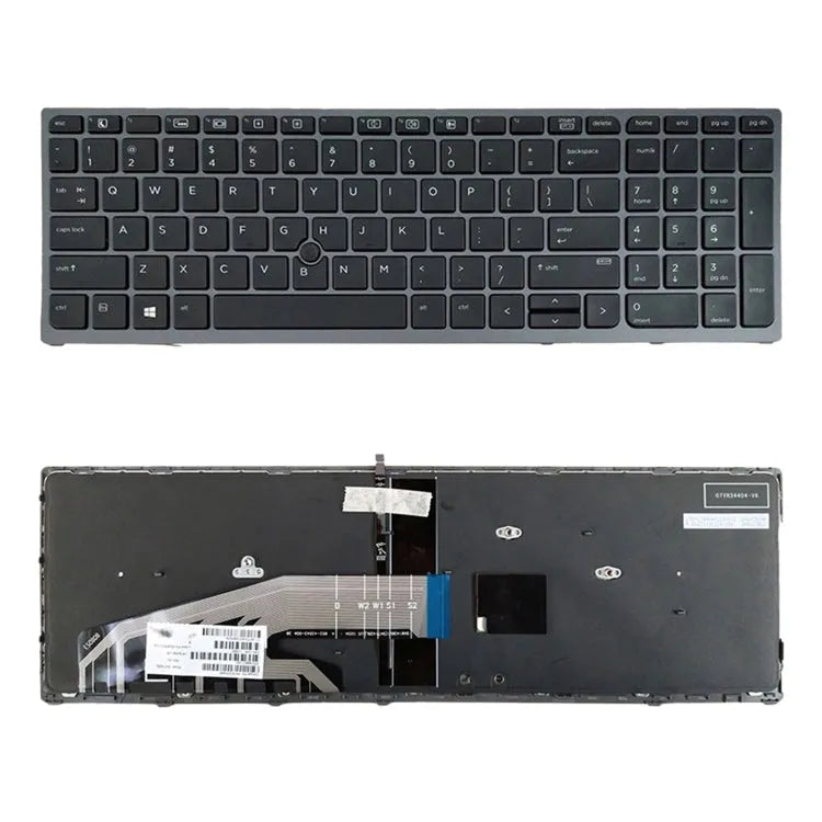 Verlicht US-toetsenbord voor HP ZBook 15 G3 17 G3 (848311-001)