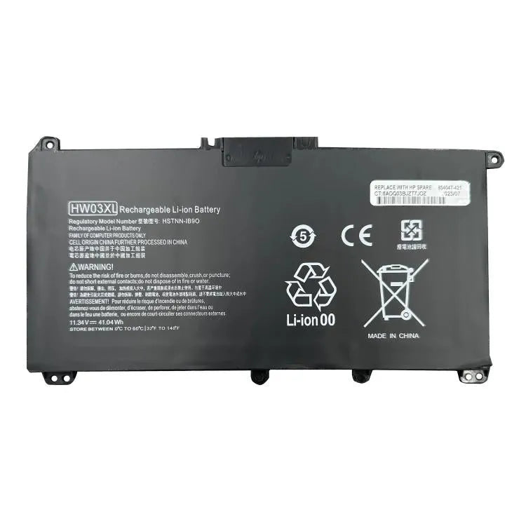 HW03XL Akku 3600mAh (42Wh) für HP Pavilion 15-EG / 15-EH / 17-CN