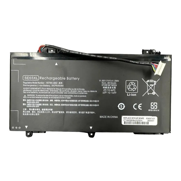 Ersatzakku HP SE03XL 3615mAh