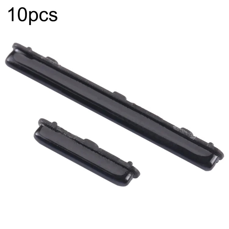 Aan/uit + volumeknoppen voor Samsung Galaxy A30 SM-A305 (10 sets, zwart)