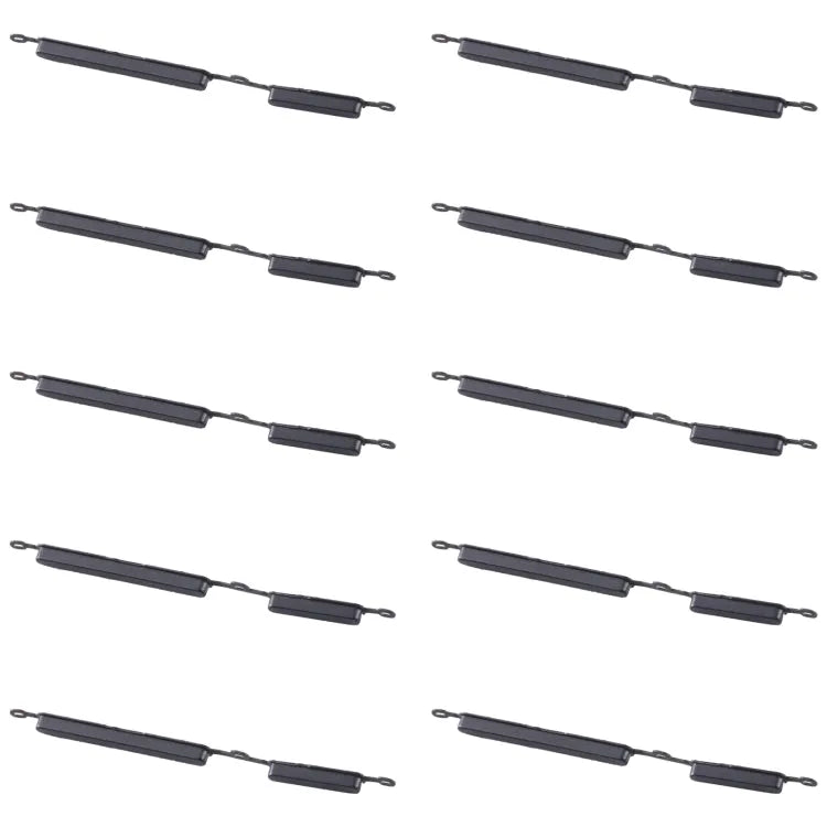 Bouton Power + Volume Samsung Galaxy A02s (SM-A025) - Lot de 10 noir