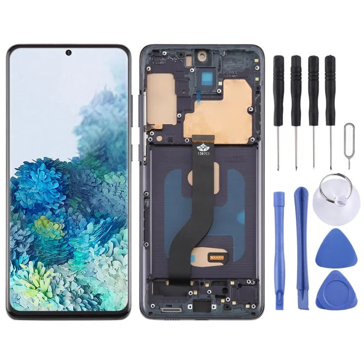 TFT-LCD mit Rahmen für Galaxy S20+ (SM-G985)
