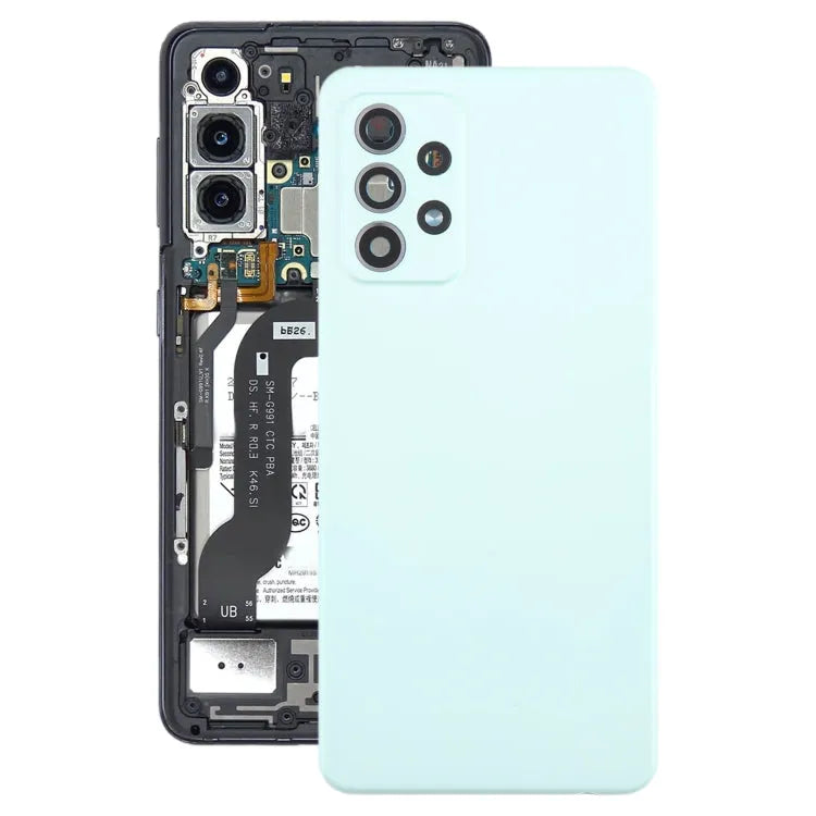 Achterklep met cameraframe voor Samsung Galaxy A52 4G A52 5G SM-A525F SM-A526B (groen)