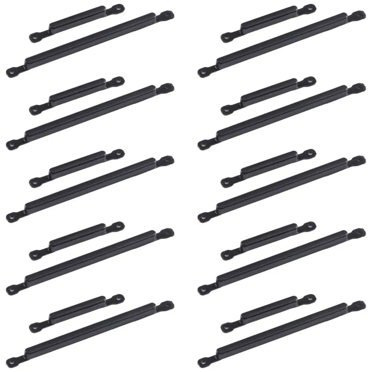 Aan/uit-knop en volumeknop set voor Samsung Galaxy A20s (10 stuks, zwart)