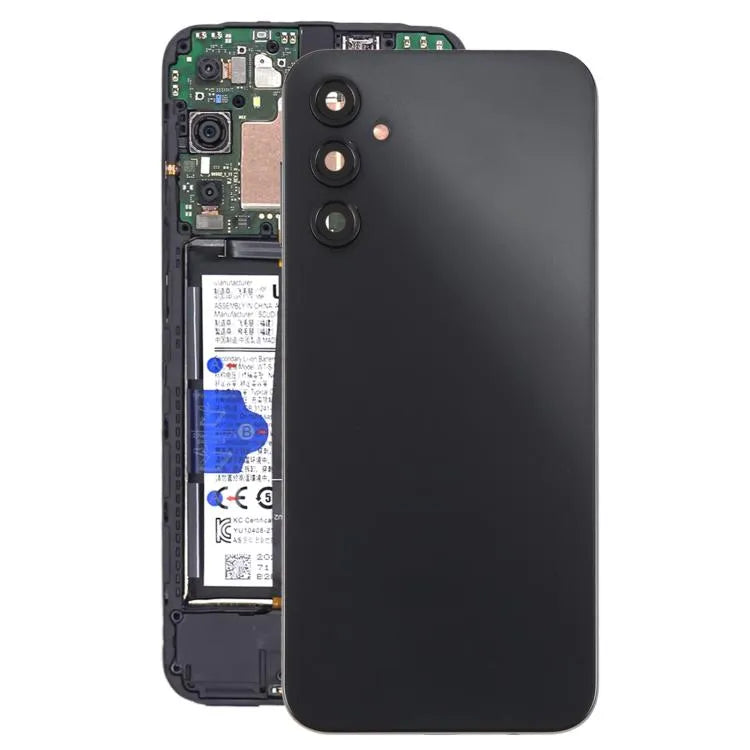 Batterijachterklep met cameralensframe voor Samsung Galaxy A14 5G SM-A146B (zwart)