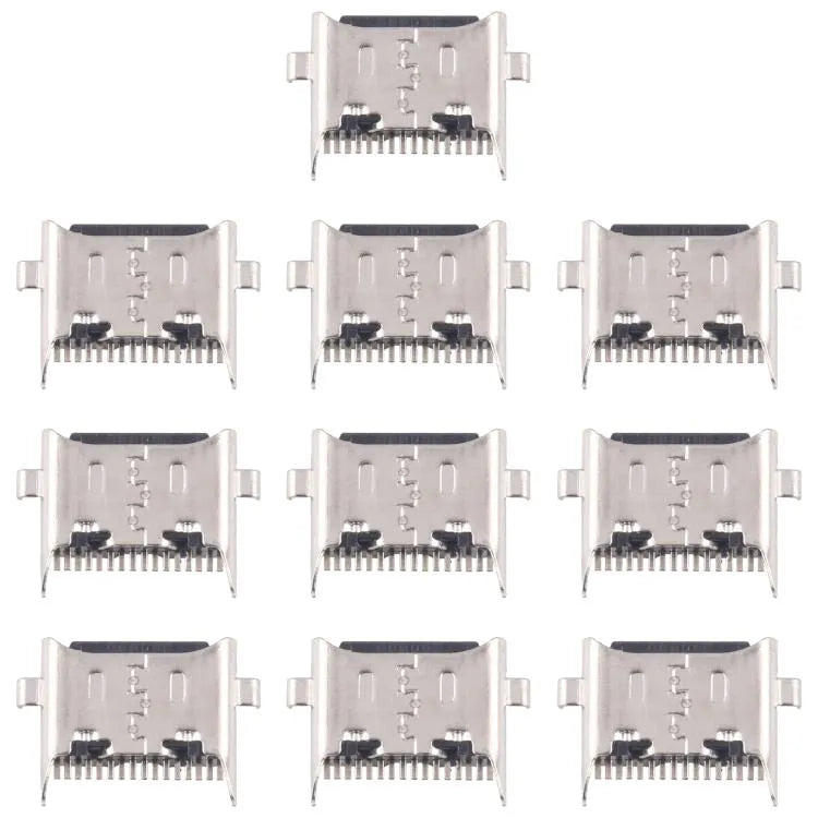 Voor Samsung Galaxy A14 5G SM-A146P 10 stuks originele oplaadpoortconnector