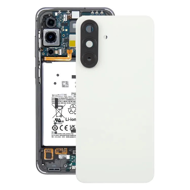 Originele batterijachterklep met cameralensframe voor Samsung Galaxy A56 SM-A566B (wit).