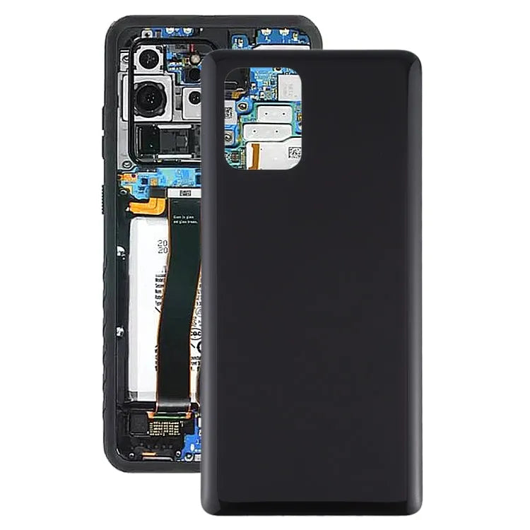 Voor Samsung Galaxy S10 Lite batterij achterkant (zwart)