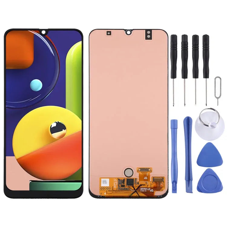 Origineel Super AMOLED LCD-scherm voor Galaxy A50s met volledige montage Digitizer