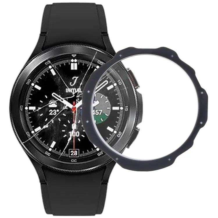 Voor Samsung Galaxy Watch4 Classic 42mm SM-R880 originele voorscherm buitenste glazen lens (zwart)