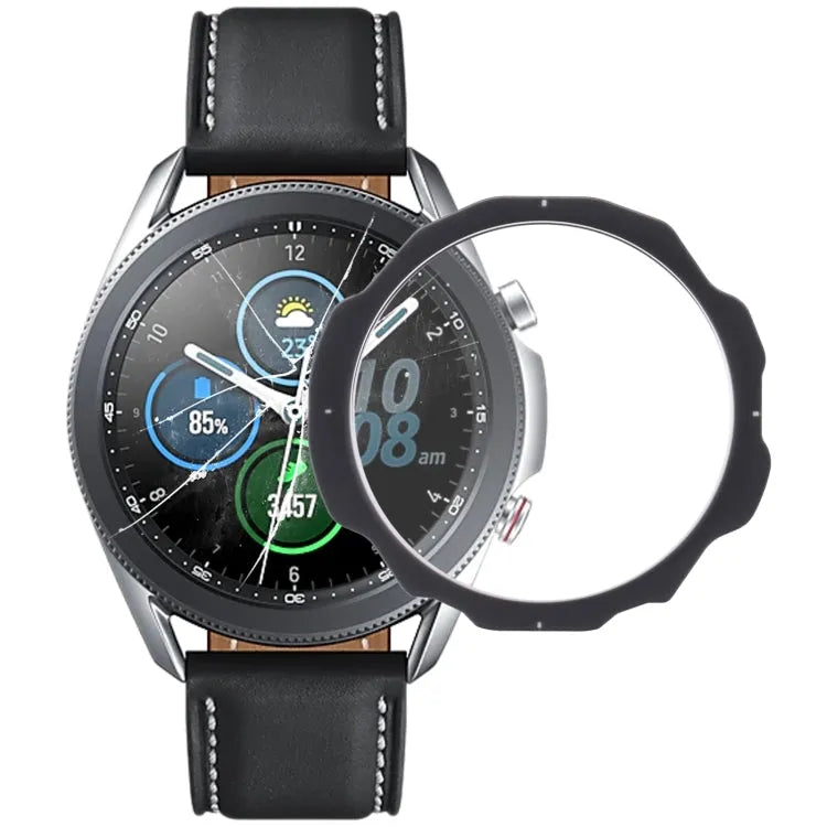 Voor Samsung Galaxy Watch3 41 mm SM-R850 / R855 originele voorscherm buitenste glazen lens (zwart)