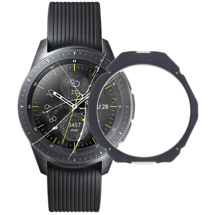 Voor Samsung Galaxy Watch 42 mm SM-R810 originele voorscherm buitenste glazen lens (zwart)