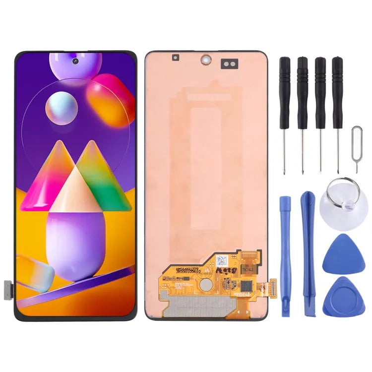 Originele Super AMOLED Lcd-scherm Voor Samsung Galaxy M31S SM-M317 met Digitizer Volledige Montage