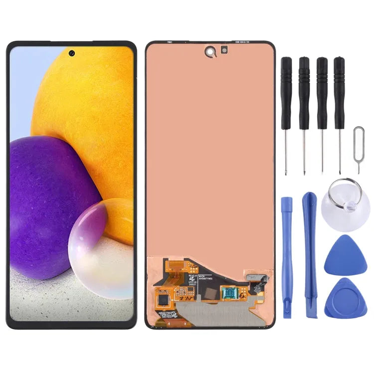 Origineel Super AMOLED LCD-scherm voor Samsung Galaxy A72 SM-A725 met volledige montage van de digitizer