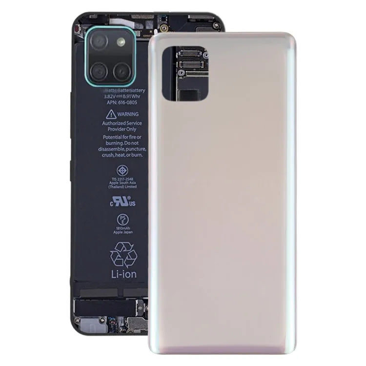 Voor Samsung Galaxy Note10 Lite Batterij Back Cover (Goud)