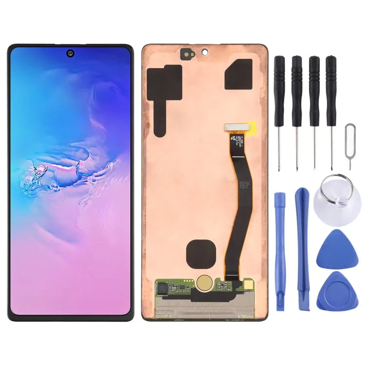 Origineel LCD-scherm voor Samsung Galaxy S10 Lite met volledige montage van de digitizer