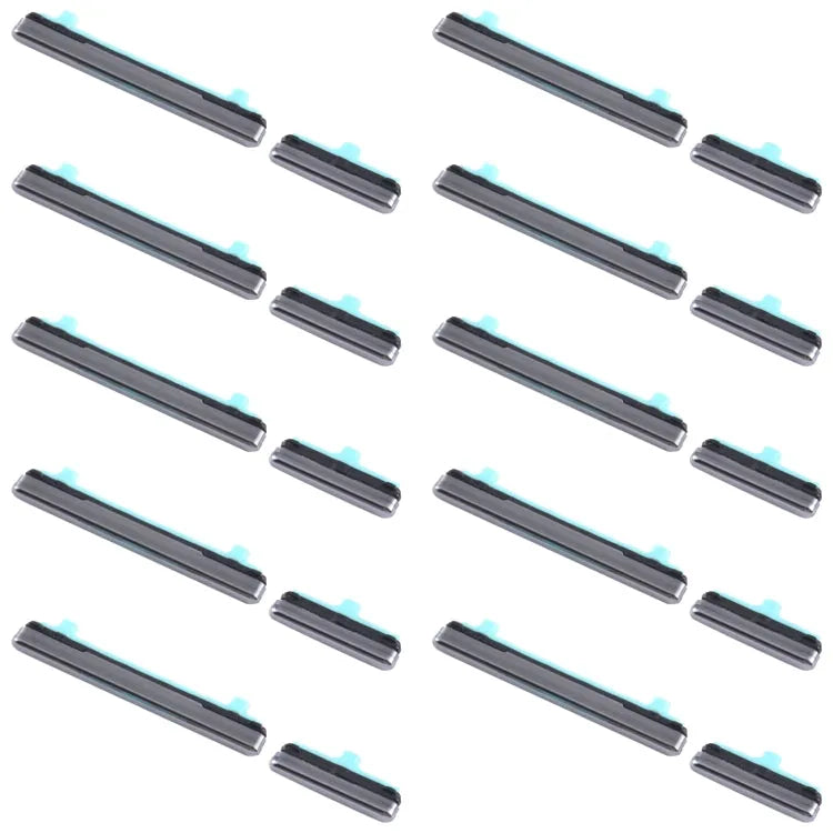 Voor Samsung Galaxy S20 Ultra SM-G988 10 stuks aan/uit-knop + volumeknop (grijs)