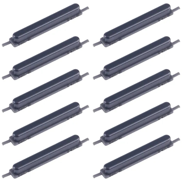 Voor Samsung Galaxy M14 4G SM-M145F 10 stuks originele aan/uit-knop en volumeknop (zwart)