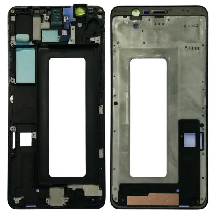 Voor Galaxy A8 Star / A9 Star / G8850 Front Behuizing LCD Frame Bezel Plaat (Zwart)
