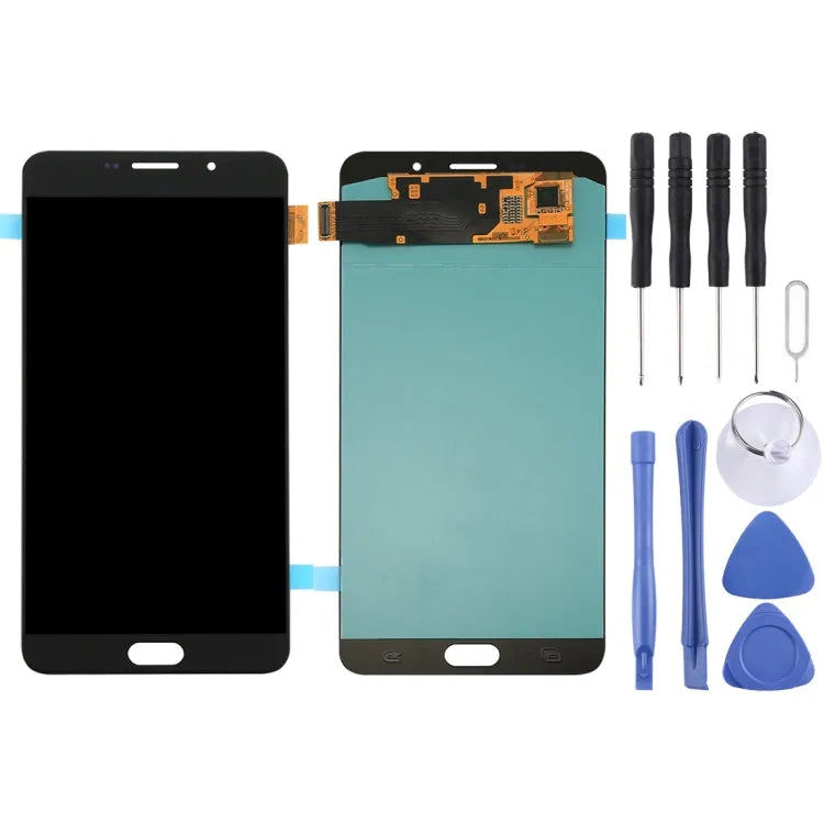 Origineel LCD-scherm + aanraakpaneel voor Galaxy A9 / A900 (zwart)