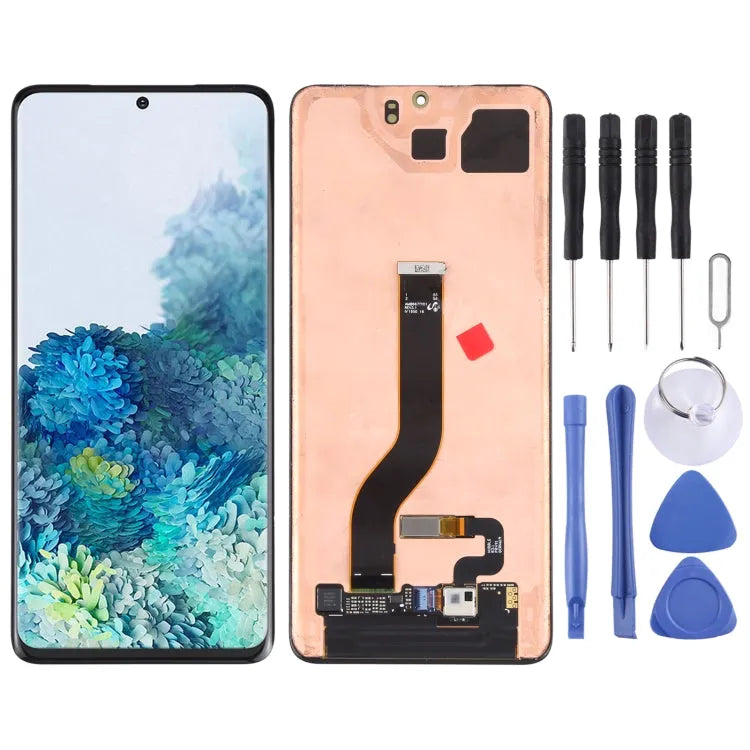 Originele Super AMOLED Lcd-scherm voor Samsung Galaxy S20 + 4G SM-G985 Met Digitizer Volledige Montage