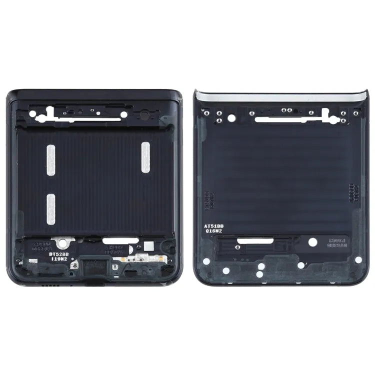 For Samsung Galaxy Z Flip 5G SM-F707  Lower Middle Frame Bezel Plate (Black)