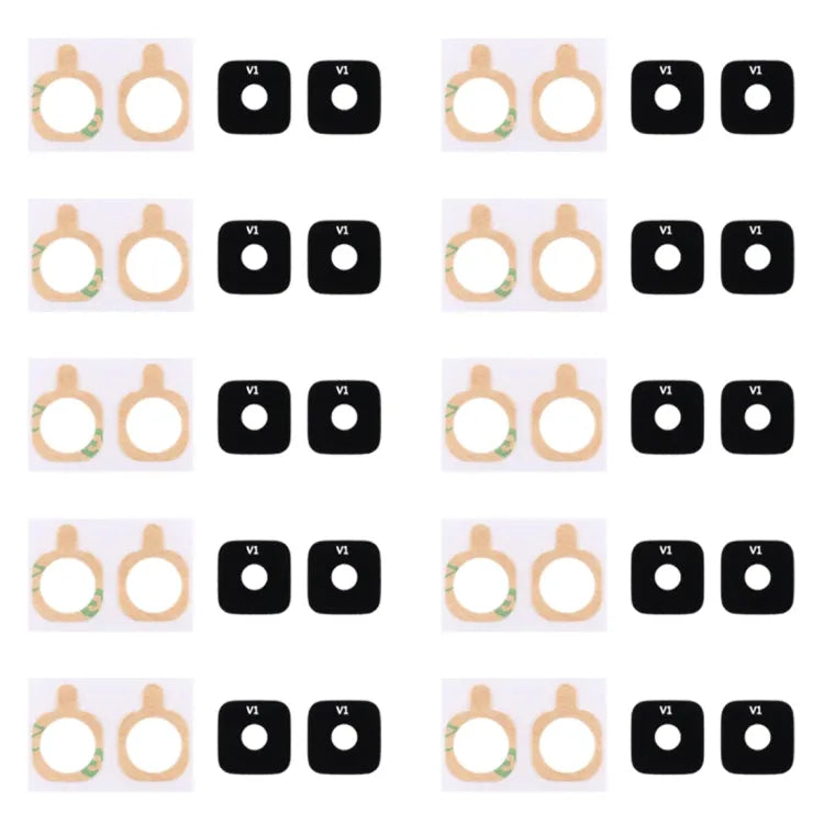Voor Galaxy Alpha / G850 10 stuks achtercamera lensdop met sticker
