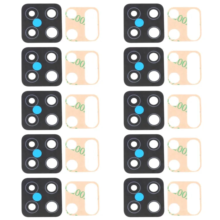 Voor Samsung Galaxy A42 SM-A425 10 stuks achtercameralens