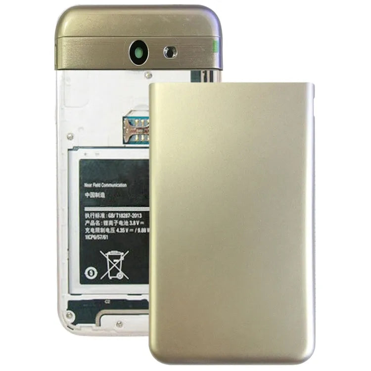Voor Galaxy J7 V / J727V (Verizon) Back Cover (Goud)