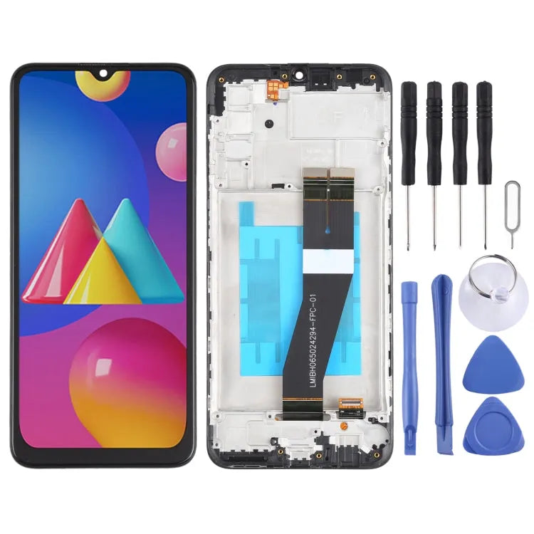 OEM LCD-scherm voor Samsung Galaxy M02s Digitizer Volledige montage met frame (VS)