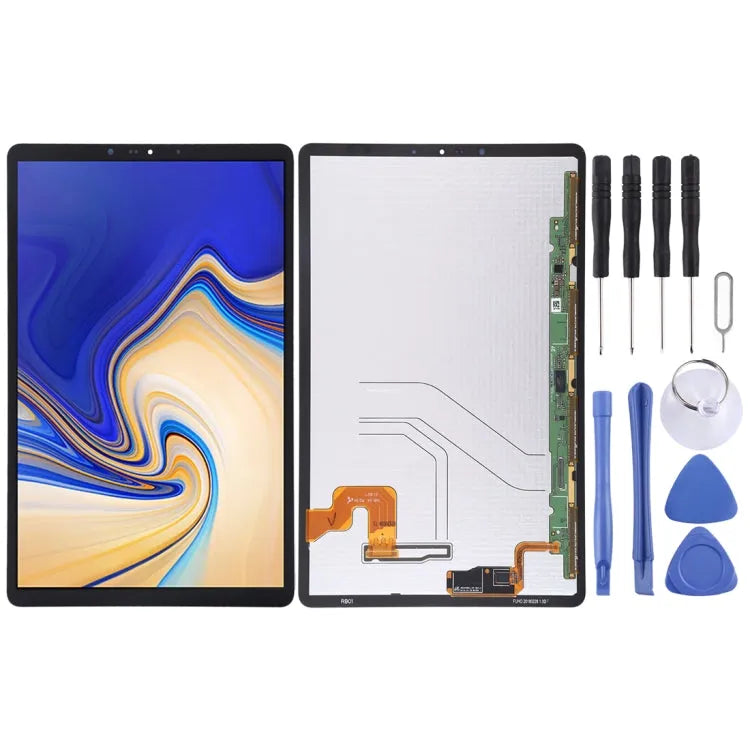Origineel Super AMOLED LCD-scherm voor Galaxy Tab S4 10.5 SM-T835 LTE-versie met volledige montage Digitizer (zwart)