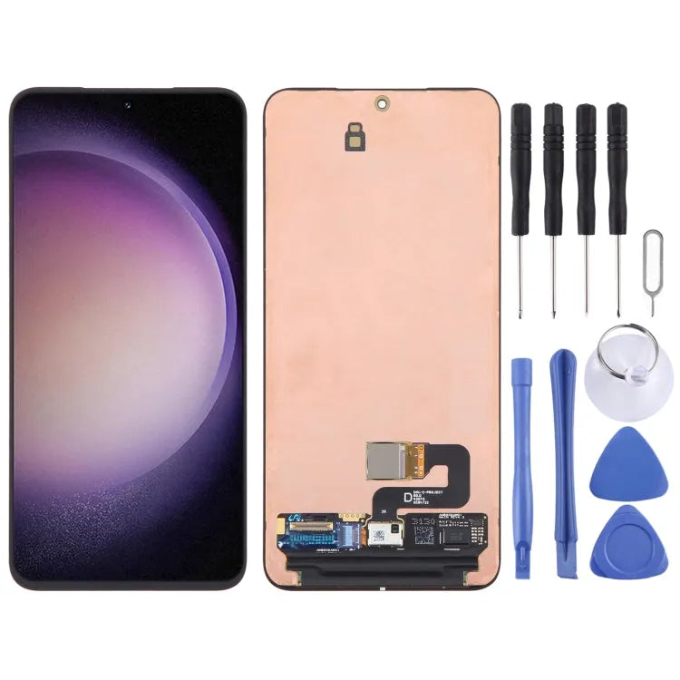 Origineel LCD-scherm voor Samsung Galaxy S23 SM-S911B met volledige montage van de digitizer