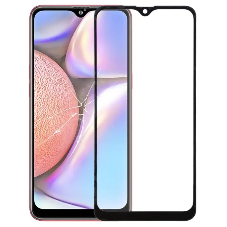 Voor Samsung Galaxy A10s Front Screen Outer Glass Lens met OCA Optisch Clear Adhesive: