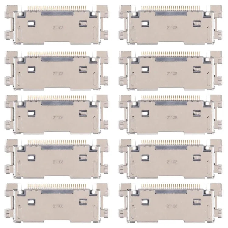 Voor Galaxy Tab 7.7 / P6800 10 stuks laadpoortconnector