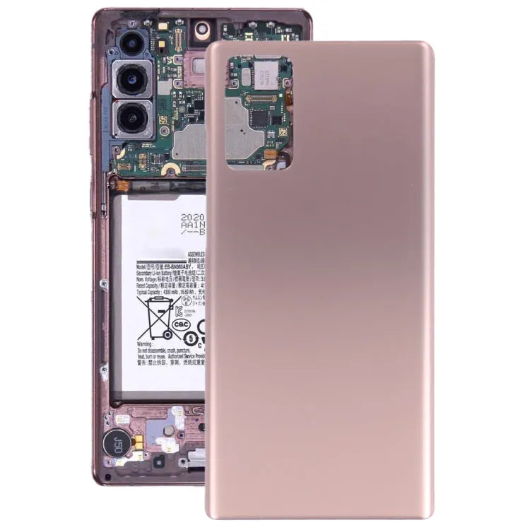 Voor Samsung Galaxy Note20 5G Batterij Back Cover (Goud)