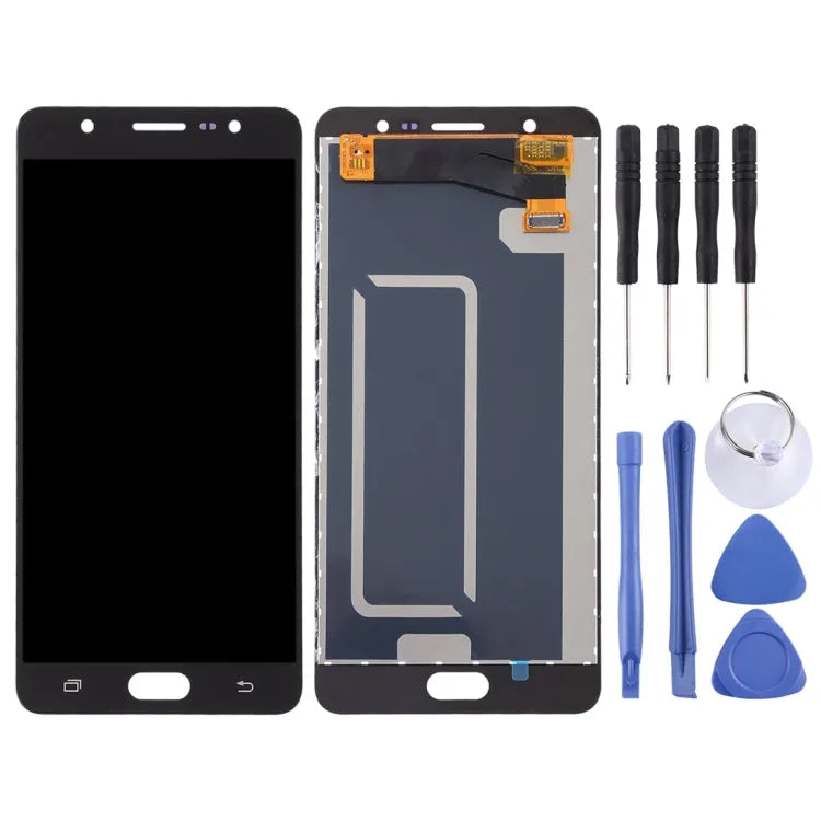 OEM LCD-scherm voor Galaxy J7 Max / G615 met Digitizer volledige montage (zwart)