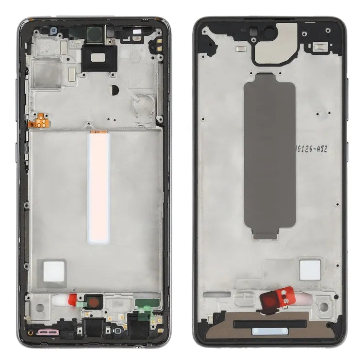 Voor Samsung Galaxy A52 middelste frame bezelplaat (zwart)